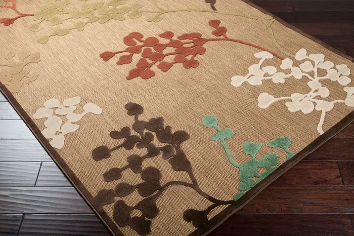 Portera PRT-1011 4′ x 6′ Machine Woven Indoor/Outdoor Area Rug