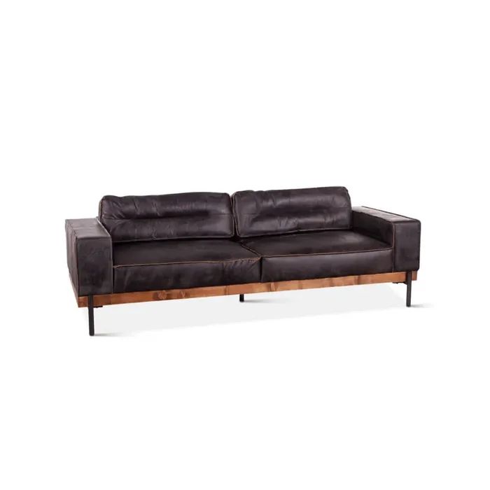 Portofino Distressed Leather Sofa