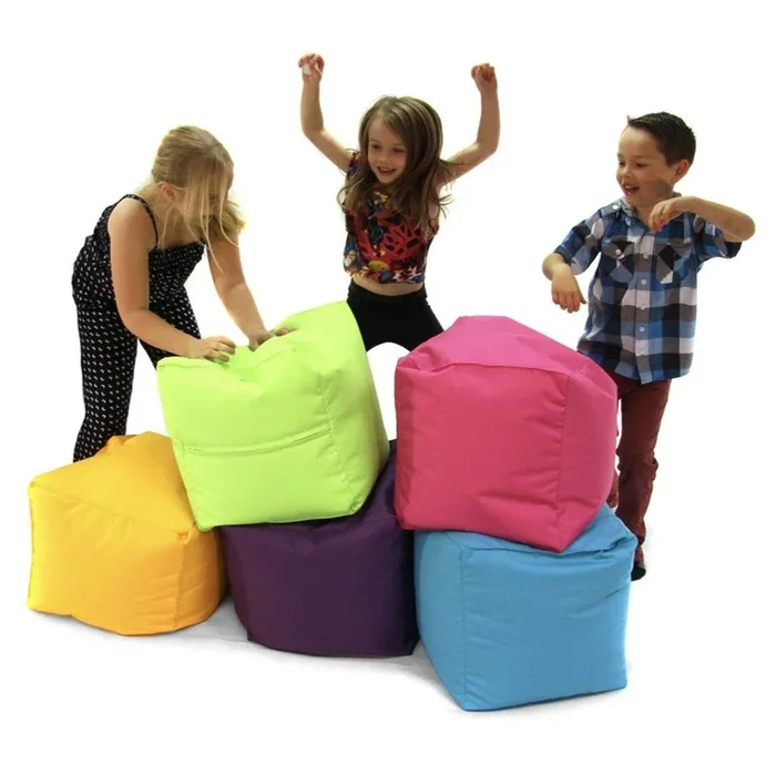 Primary Bean Bag Cubes Indoor/Outdoor