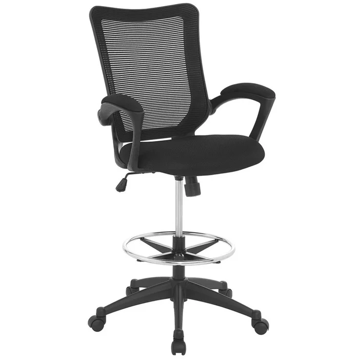 Project Drafting Chair, Black, Fabric 10931