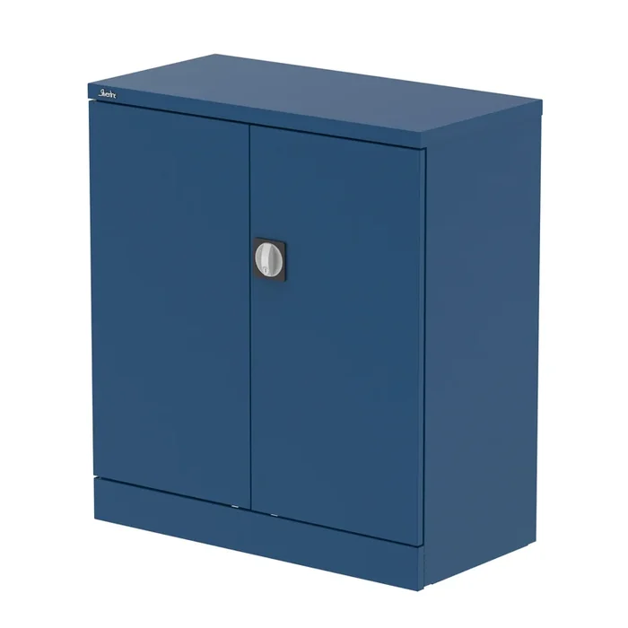 QUBE 2 Door Stationery Cupboard – Blue