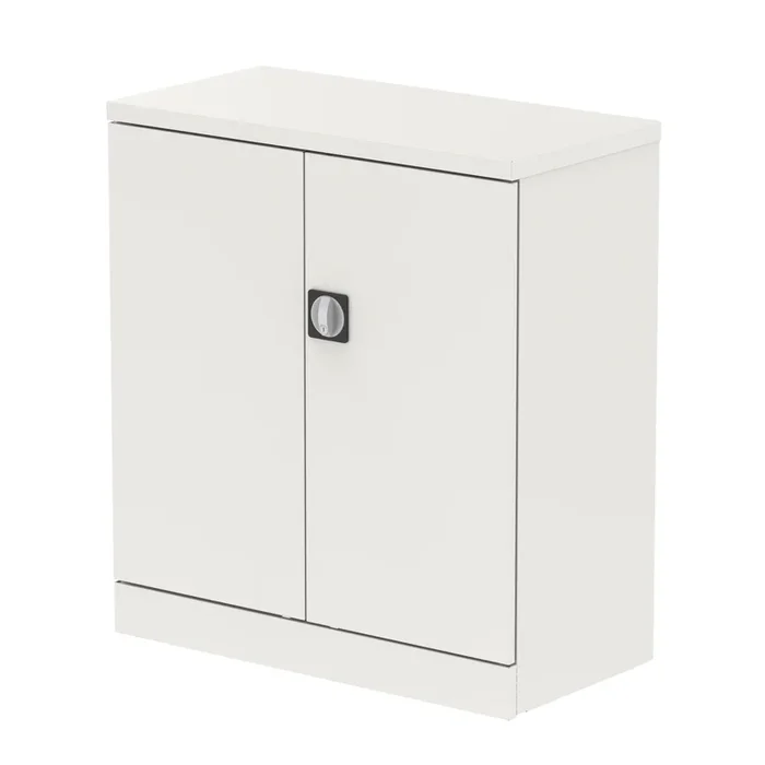 QUBE 2 Door Stationery Cupboard – White