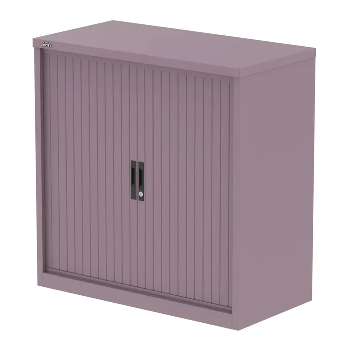 QUBE Tambour Cupboard – Pastel Violet