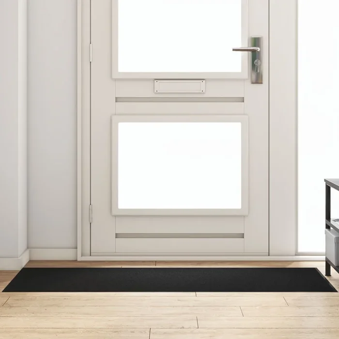 Rectangular Door Mat Black 60X180 Cm