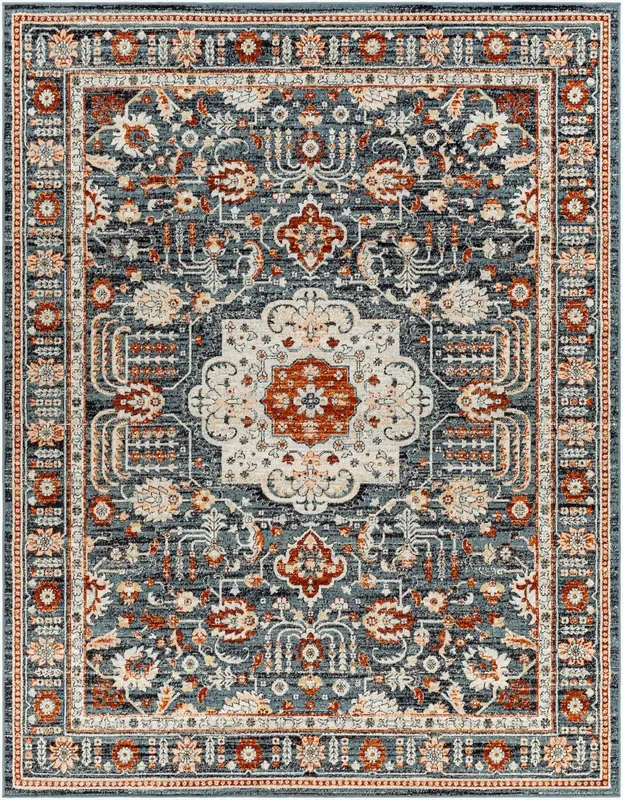 Redondo Beach RDD-2307 9′ x 12′ Machine Woven Indoor/Outdoor Area Rug