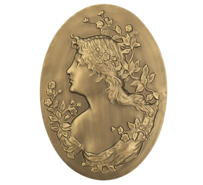 Regal Woman Wall Plaque