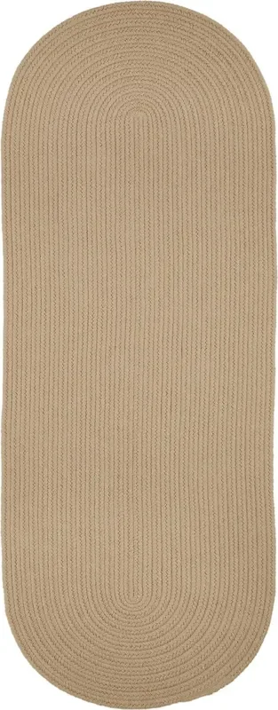 Rhody Solid Poly S003 Beige Rug