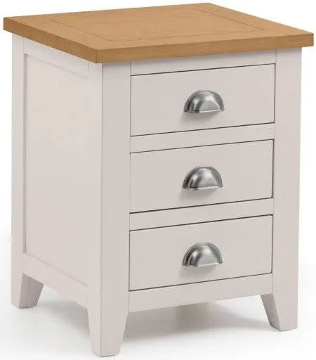 Richmond 3 Drawer Bedside Table
