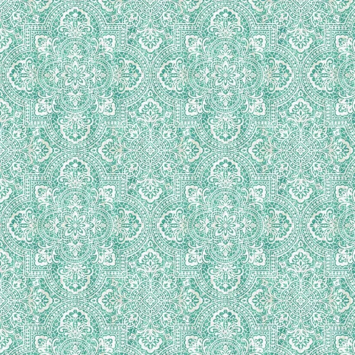 RM Coco Alsace Damask Sea Glass