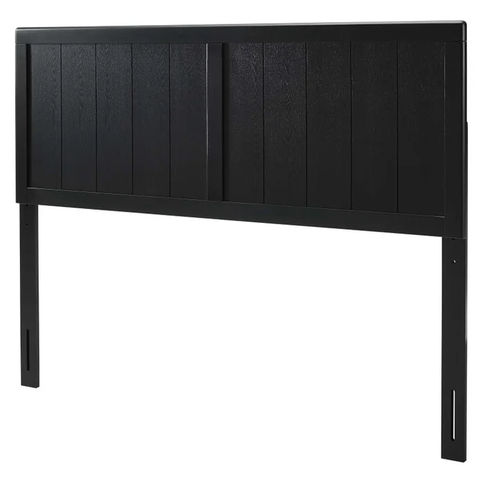 Robbie Twin Wood Headboard, Wood, Black, 21575
