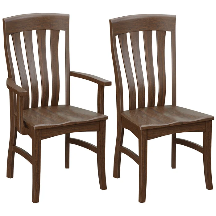 Roland Quick Ship Wood Dining Chairs