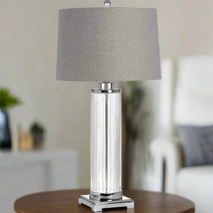 Roma Fluted Glass Table Lamp