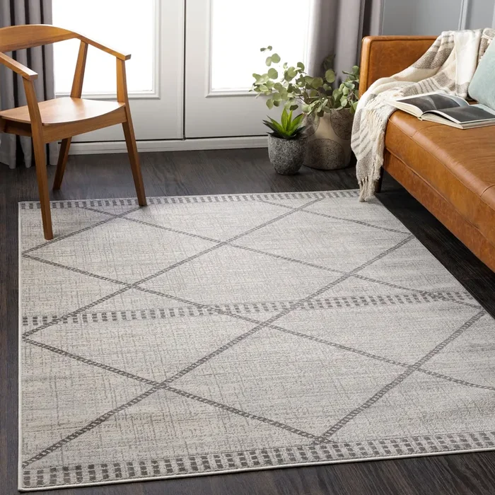 Roma ROM-2375 5′ x 7′ Machine Woven Area Rug