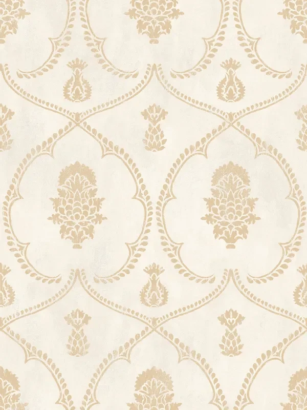 Ronald Redding MX9643 Royal Damask Soft Gold Wallpaper
