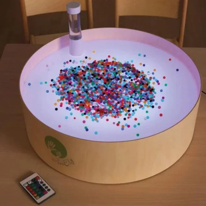 Round Sensory Magic Light Table