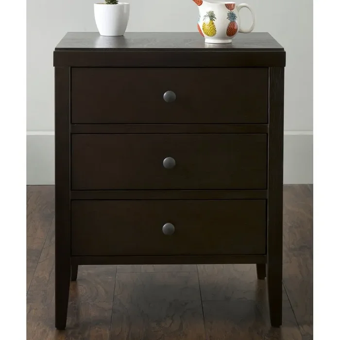 Rushville 3 Drawer Nightstand 7019