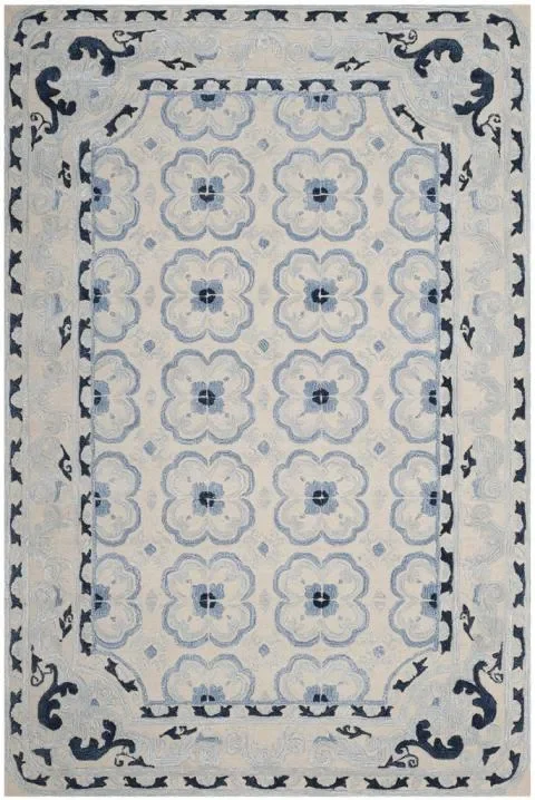 Safavieh Clearance Bella BEL154A Ivory/Blue Rug