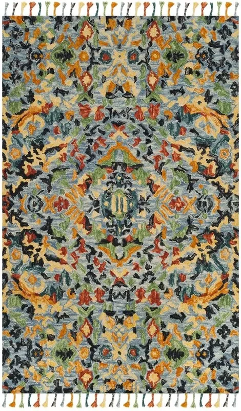 Safavieh Clearance Blossom BLM452A Blue Rug