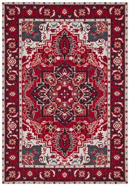 Safavieh Clearance Easy Care ECR105U Red Rug