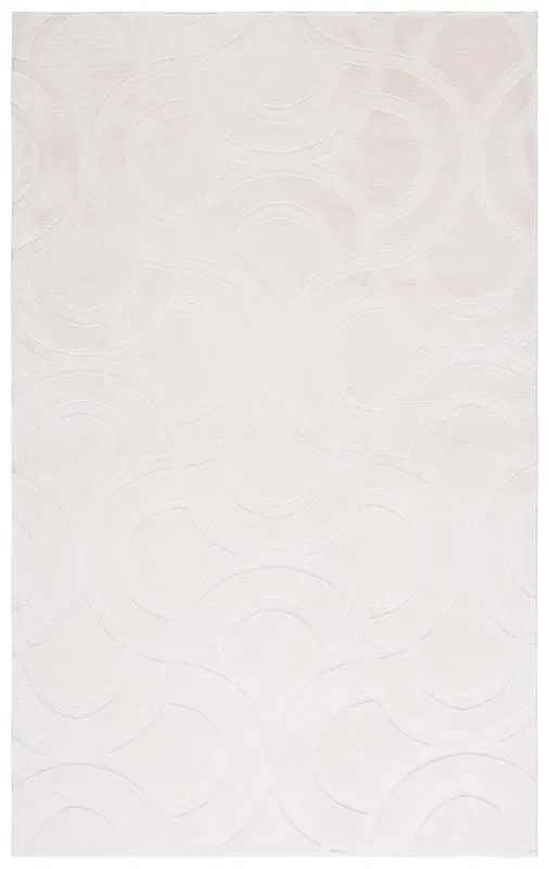 Safavieh Clearance Faux Rabbit Fur FRF872A Ivory Rug