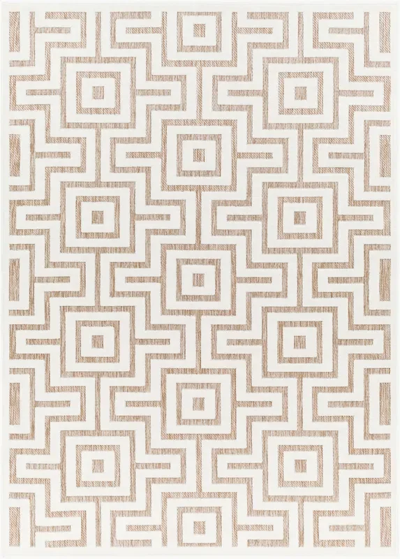 San Diego SFG-2344 8′ x 10′ Machine Woven Indoor/Outdoor Area Rug