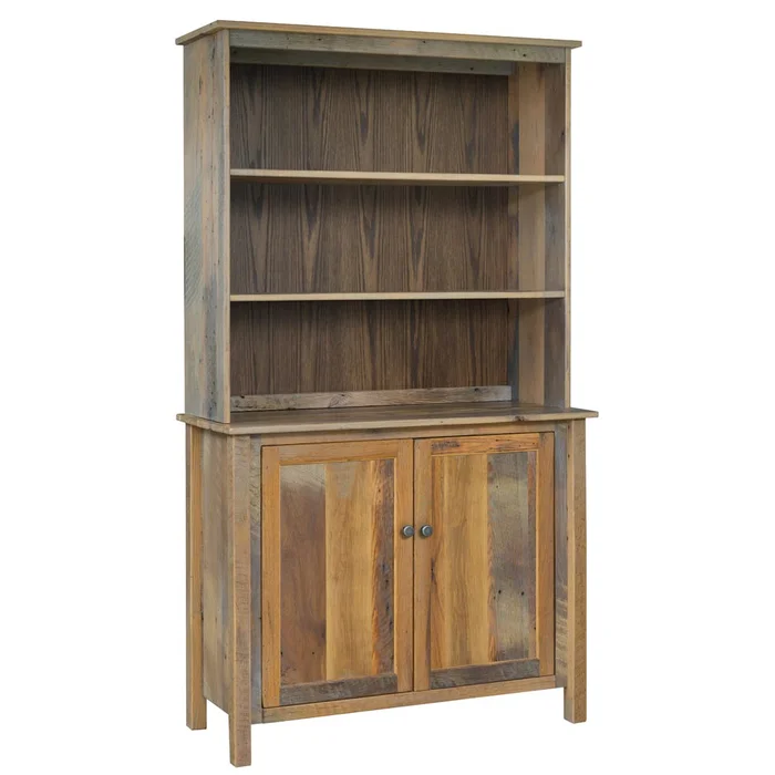San Francisco 2 Door Reclaimed Wood Buffet with Hutch Option
