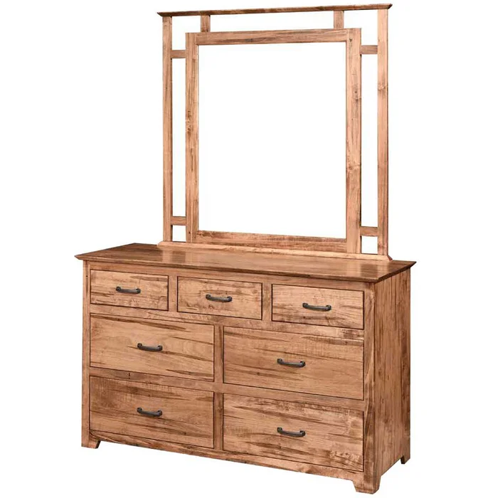 Sandia Amish Dresser with Mirror Option