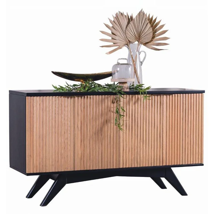 Sandusky 62″ Wide Sideboard With Wooden Legs