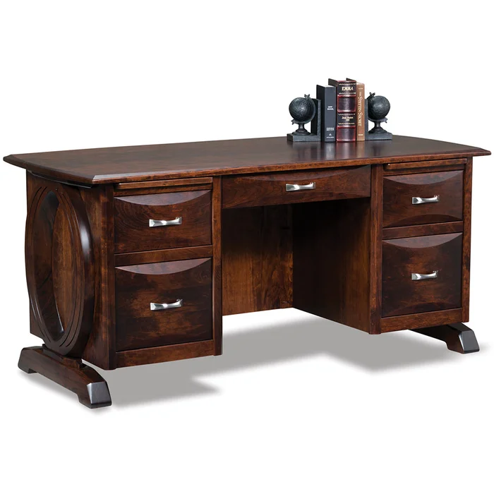 Saratoga 5 Drawer Amish Desk