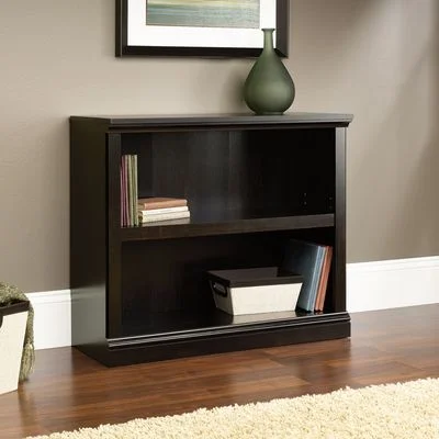 Sauder 2 Shelf Bookcase Estate Black