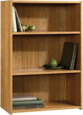 Sauder Beginnings 3-Shelf Bookcase Highland Oak