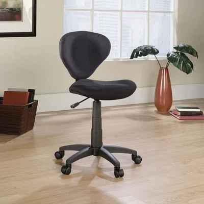 Sauder Studio Select Deluxe Black Fabric Task Chair