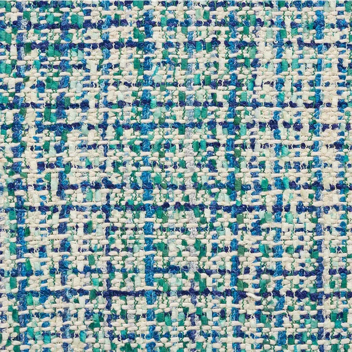Schumacher Babe’S Tweed Peacock Fabric