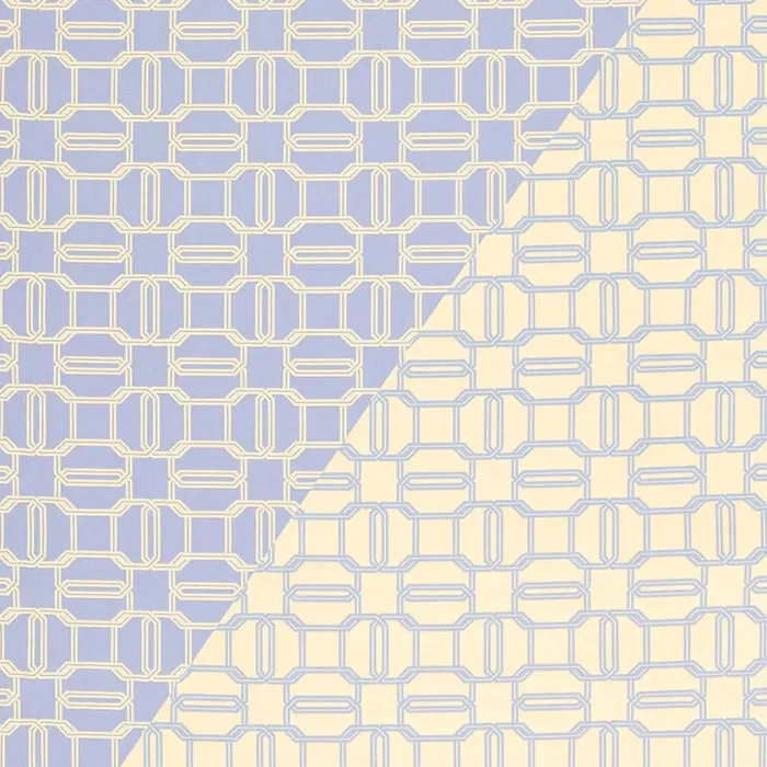 Schumacher Emerald Cut Bristol & Ivory Fabric