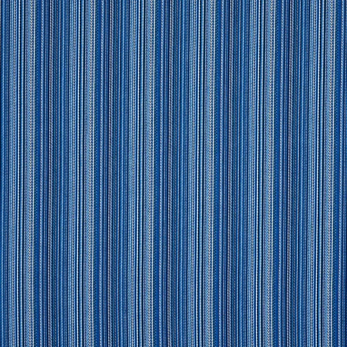 Schumacher Fino Stripe Indoor/Outdoor Cobalt Fabric
