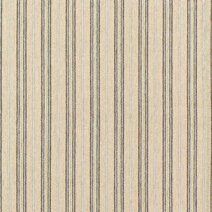 Schumacher Toscana Stripe Stone Fabric