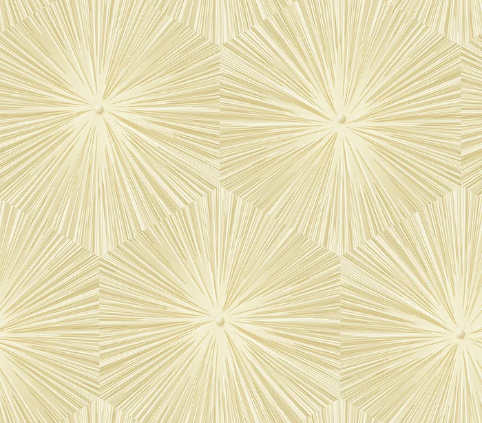 Seabrook Designs Avant Garde Chadwick Starburst Geometric Transitional Gold Metallic – AV51105