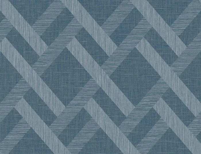 Seabrook Designs Even More Textures Linen Trellis Trellis Contemporary Blue Satin – TS80802
