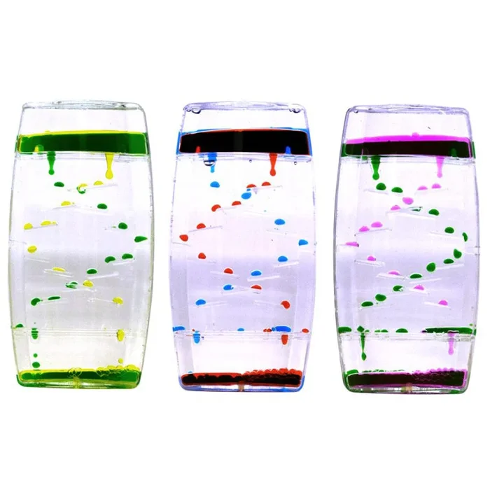 Sensory Liquid Oval Motion Timers x Pkt 3