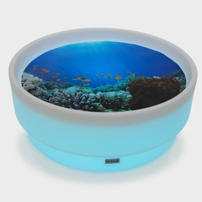 Sensory Mood Discovery Glow Low Table + Under The Sea Discovery Play Mat