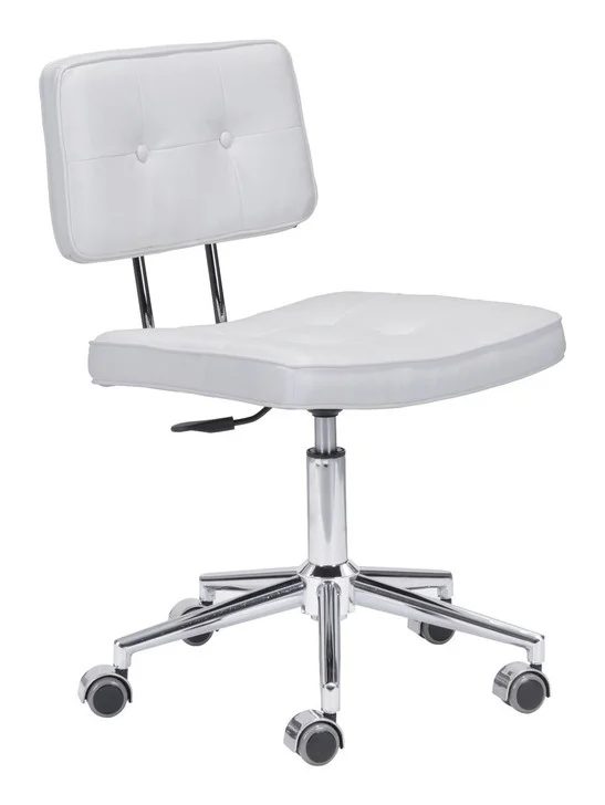 Series Office Chair, White, Faux Leather
