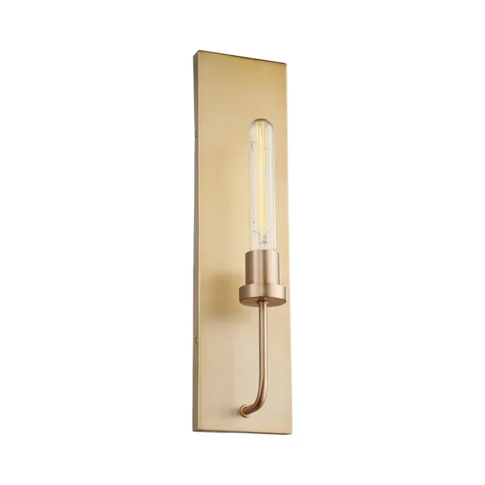Sheridan 1 Light Wall Mount – Aged Brass
