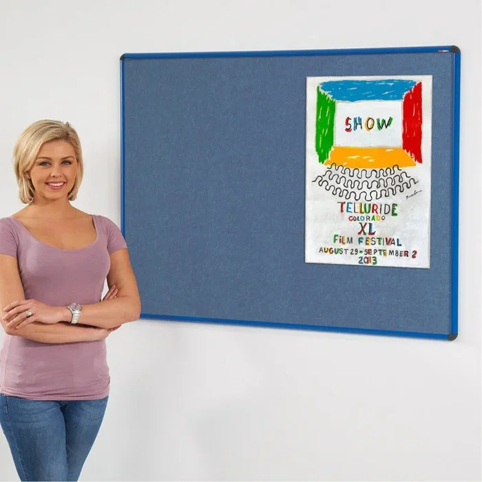 Shield® Aluminium Coloured Framed Noticeboards – Resist-a-Flame® Eco-colour®