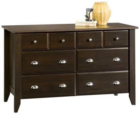 Shoal Creek Dresser Jamocha Wood – Sauder Furniture – 409937