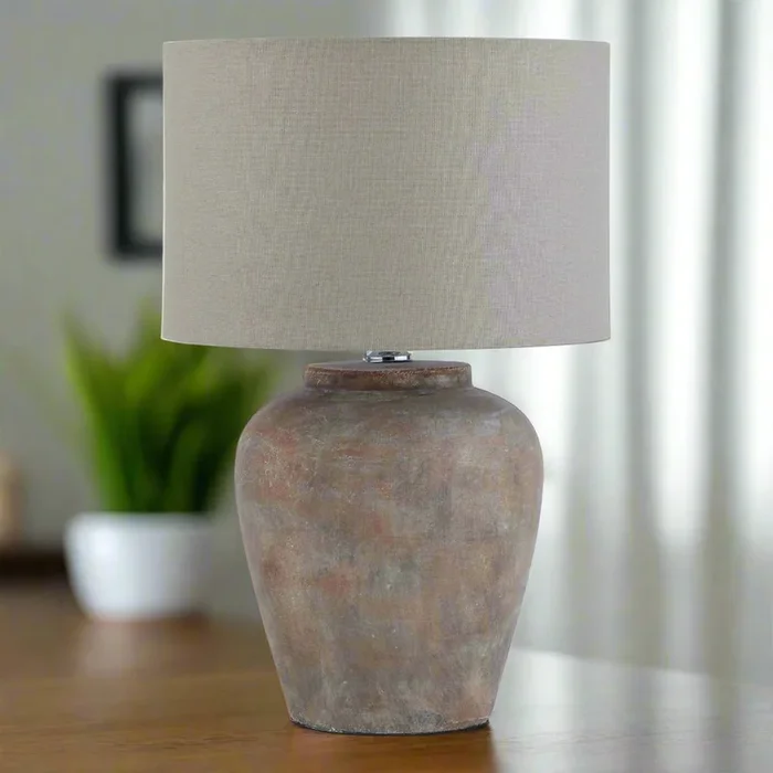 Siena Table Lamp with Linen Shade