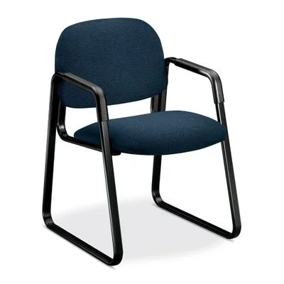 Sled Guest Chair – Blue/Black – HON4008AB90T