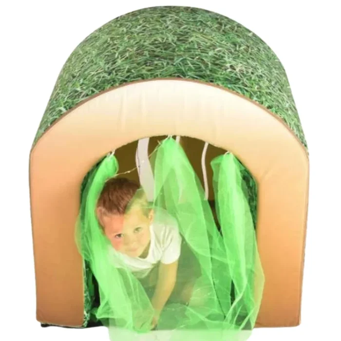 Soft Play Giant Sensory Tunnel – Grass