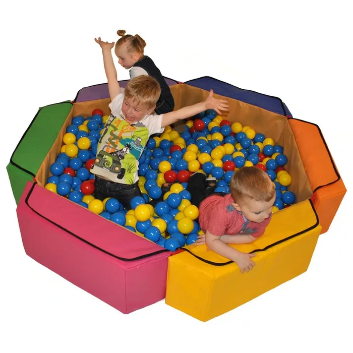 Soft Play Hexagonal Ball Pool + 500 Balls