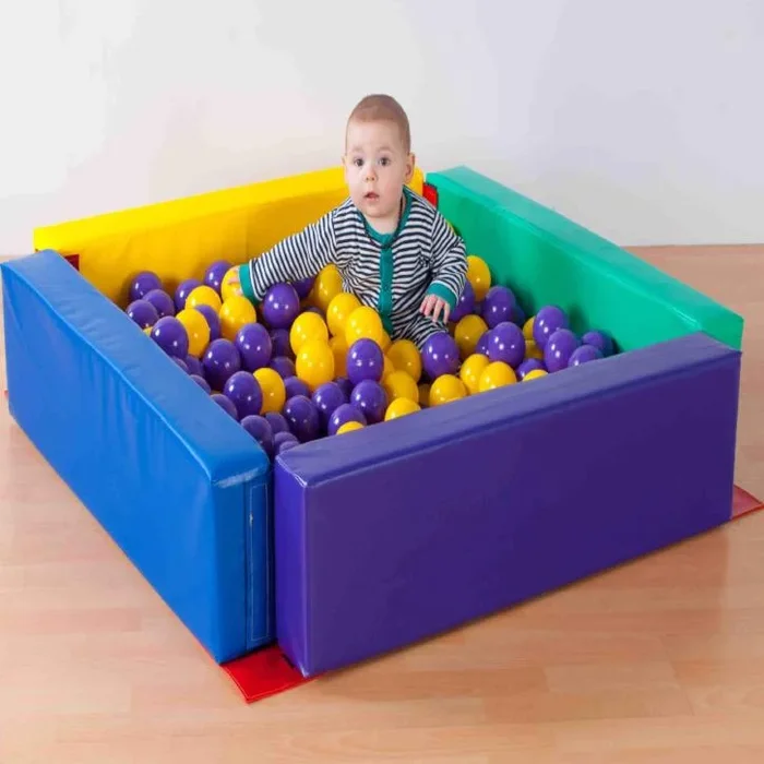 Soft Play Sensory Toddler Ball Pool – Multi Coloured
