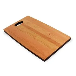 Solid Cherry Wood Cheese Board with Single Handle in Natural Finish